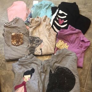 Assorted size 6 girls shirts